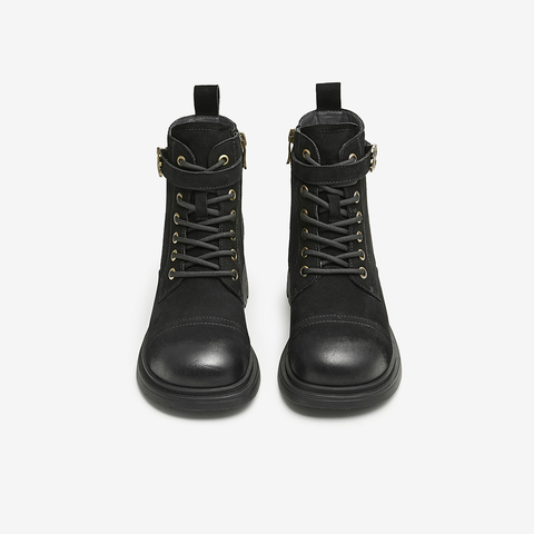 Tata/他她2024冬商场同款时尚休闲马丁靴女新款CCK01DD4