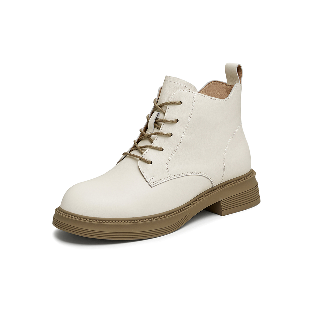 TATA/他她2024冬商场同款时尚休闲马丁靴女新款WXL02DD4