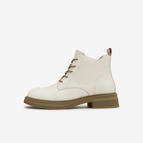 TATA/他她2024冬商场同款时尚休闲马丁靴女新款WXL02DD4