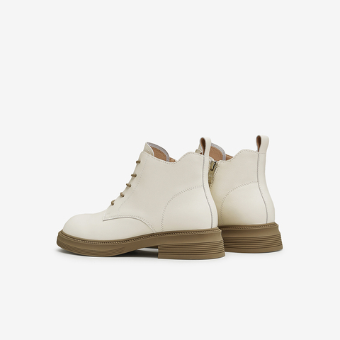 TATA/他她2024冬商场同款时尚休闲马丁靴女新款WXL02DD4