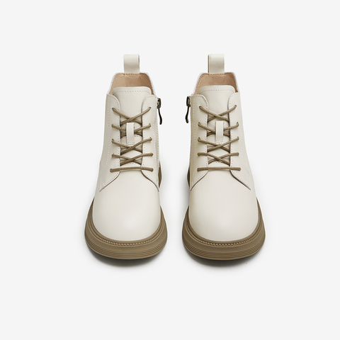 TATA/他她2024冬商场同款时尚休闲马丁靴女新款WXL02DD4