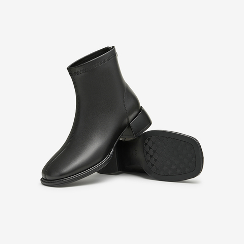 Tata/他她2024冬商场同款时尚休闲时装短靴女新款XJE01DD4