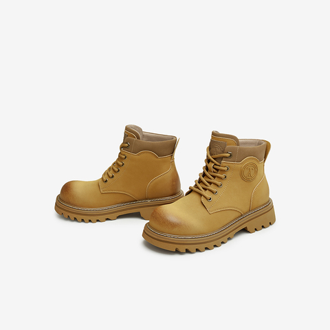 Tata/他她2024冬商场同款时尚休闲马丁靴女新款CET01DD4