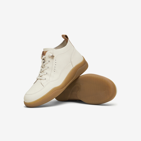 TATA/他她2024冬商场同款时尚休闲豆豆鞋女新款7D641DD4