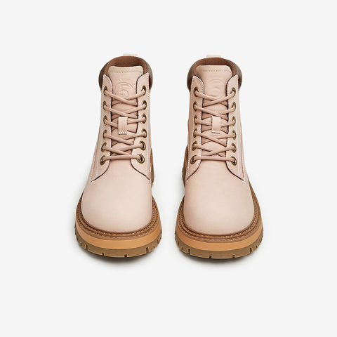 TATA/他她2024冬商场同款时尚休闲工装靴女新款WZR01DD4