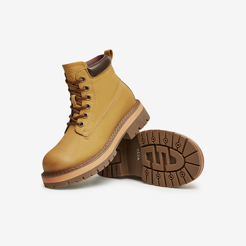 TATA/他她2024冬商场同款时尚休闲工装靴女新款WZR01DD4