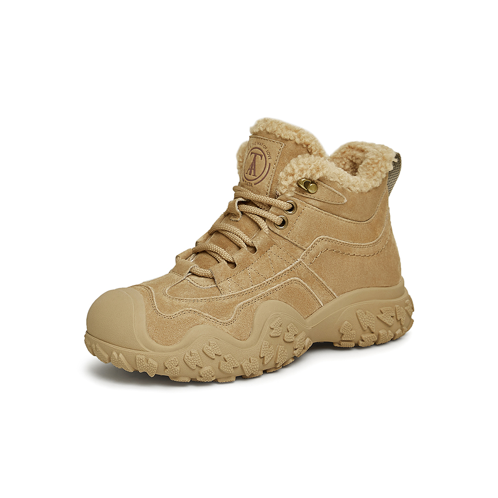 TATA/他她2024冬商场同款时尚休闲运动靴女新款CGM01DD4