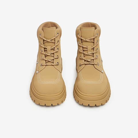 TATA/他她2024冬商场同款时尚休闲工装鞋女新款7D251DD4