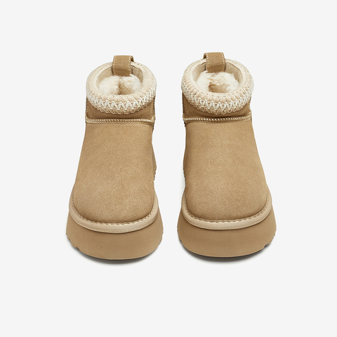 TATA/他她2024冬时尚休闲雪地靴女新款CDD02DD4