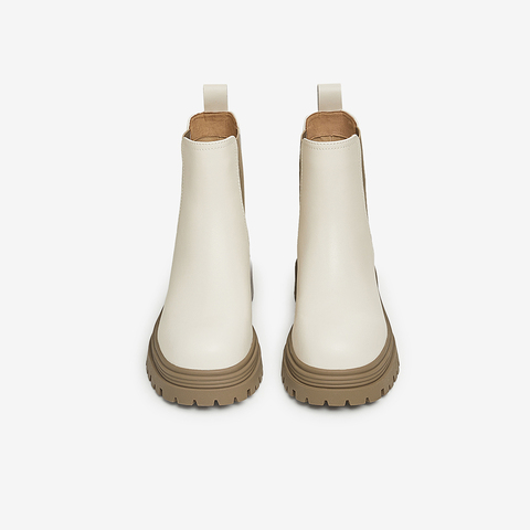 TATA/他她2024冬时尚休闲切尔西靴女新款7D241DD4