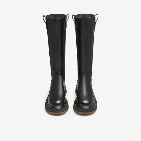 TATA/他她2024冬商场同款时尚休闲切尔西靴女新款WJZ05DG4