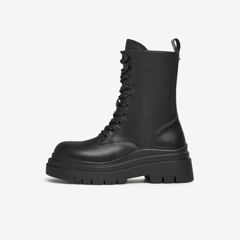 TATA/他她2024冬商场同款时尚休闲马丁靴女新款7C961DZ4