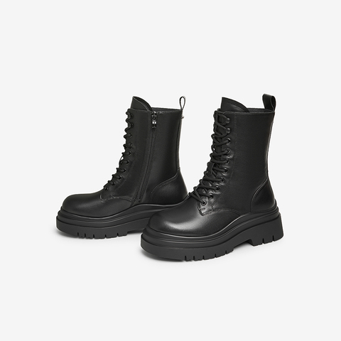 TATA/他她2024冬商场同款时尚休闲马丁靴女新款7C961DZ4