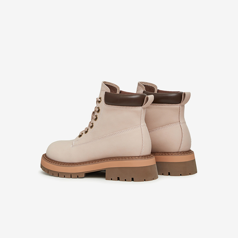 TATA/他她2024冬商场同款时尚休闲工装靴女新款WZR01DD4