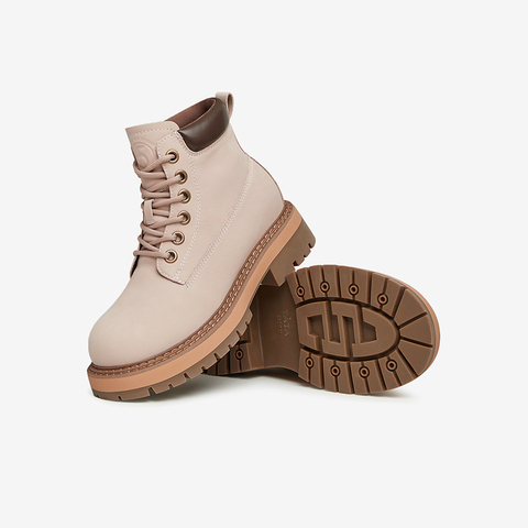 TATA/他她2024冬商场同款时尚休闲工装靴女新款WZR01DD4