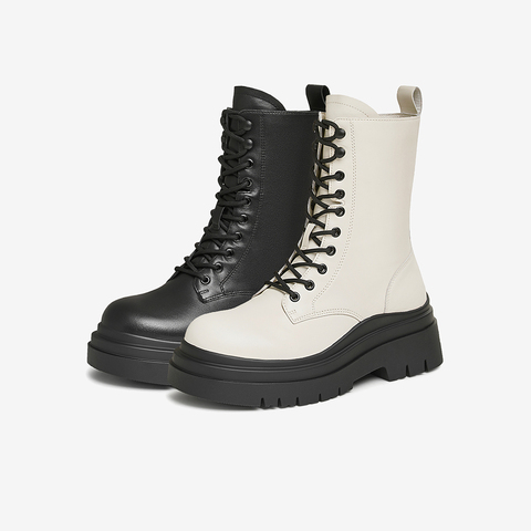 TATA/他她2024冬商场同款时尚休闲马丁靴女新款7C961DZ4