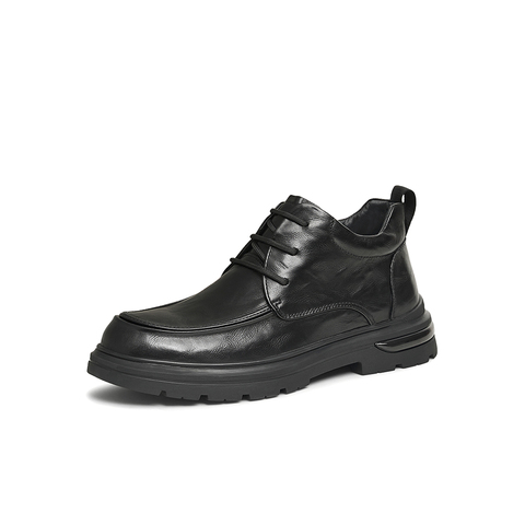 TATA/他她2024冬商场同款时尚休闲皮靴男新款MFR02DD4