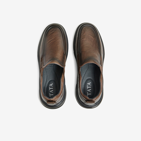 TATA/他她2024冬商场同款时尚休闲皮鞋男新款72Y23DM4