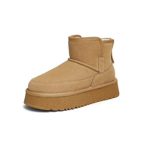 TATA/他她2024冬商场同款时尚休闲雪地靴女新款CGK01DD4