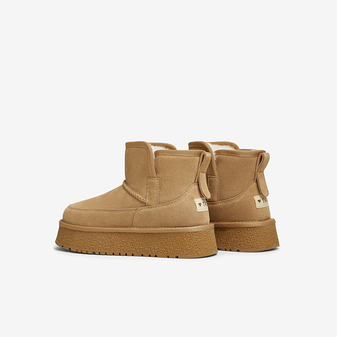 TATA/他她2024冬商场同款时尚休闲雪地靴女新款CGK01DD4