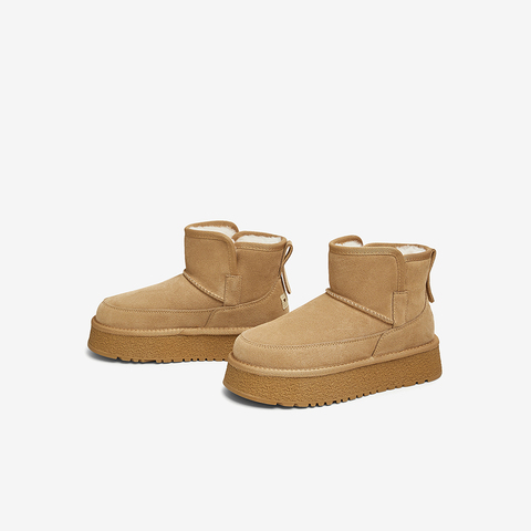 TATA/他她2024冬商场同款时尚休闲雪地靴女新款CGK01DD4