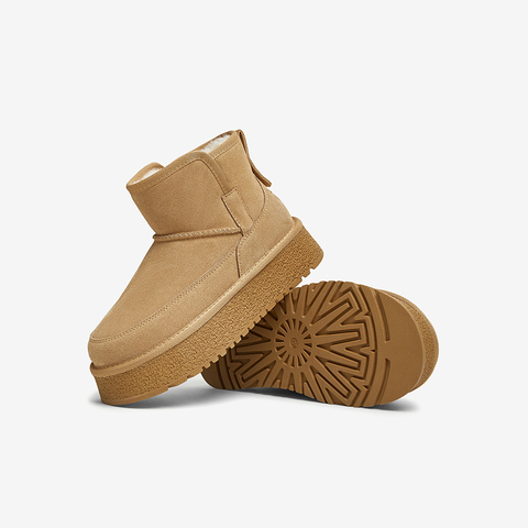 TATA/他她2024冬商场同款时尚休闲雪地靴女新款CGK01DD4