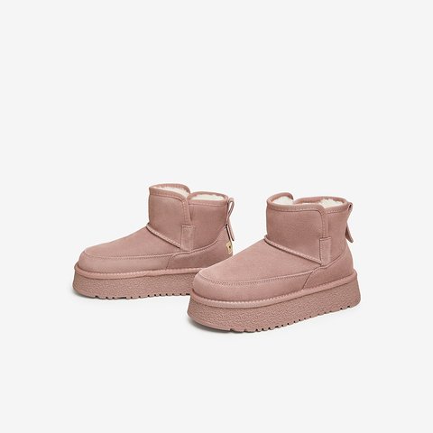 TATA/他她2024冬商场同款时尚休闲雪地靴女新款CGK01DD4