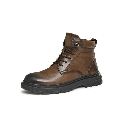 TATA/他她2024冬商场同款时尚休闲马丁靴男新款TFN01DD4