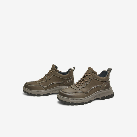 TATA/他她2024冬商场同款时尚休闲工装靴男新款PDR01DD4