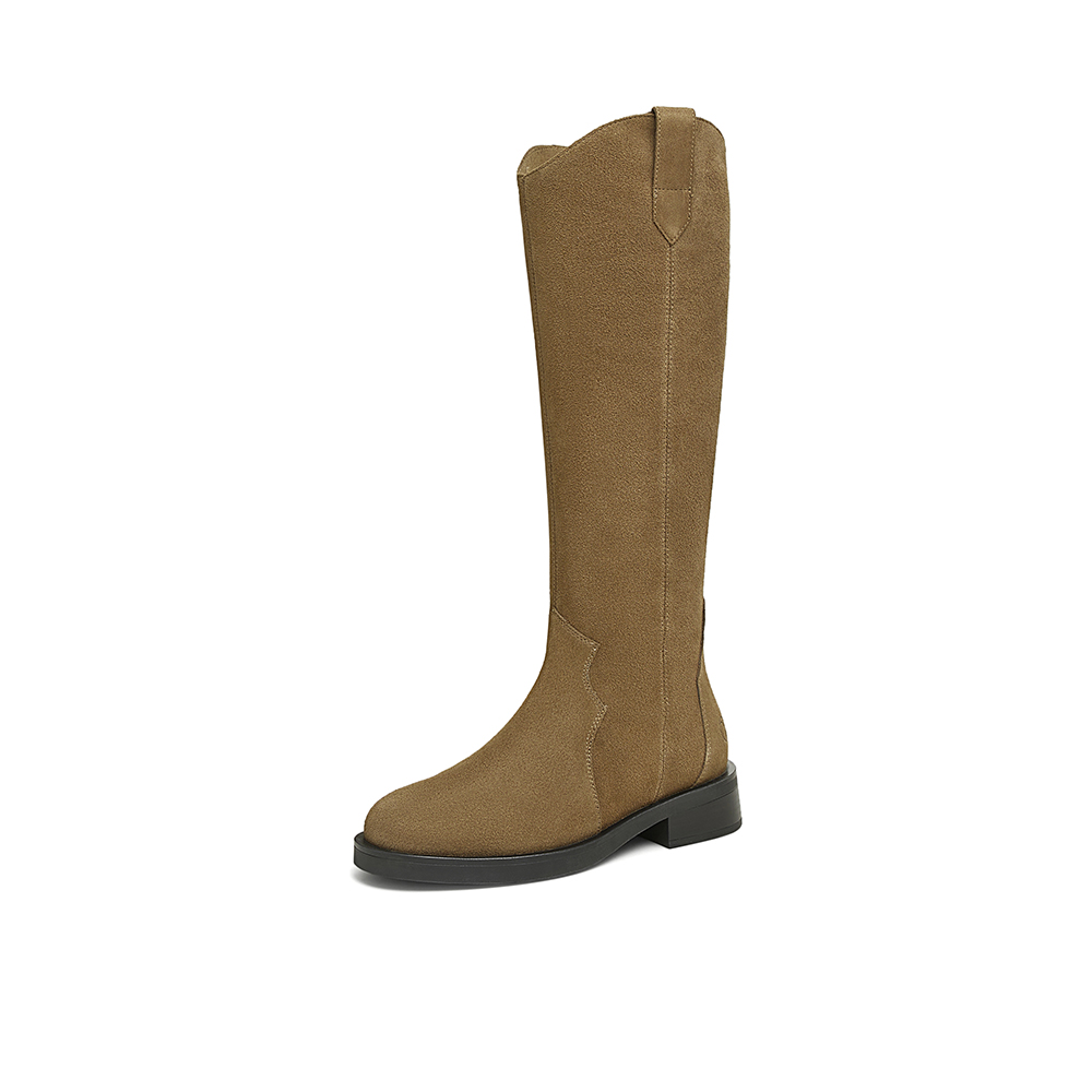 TATA/他她2024冬时尚休闲时装长靴女新款7TGA6DG4