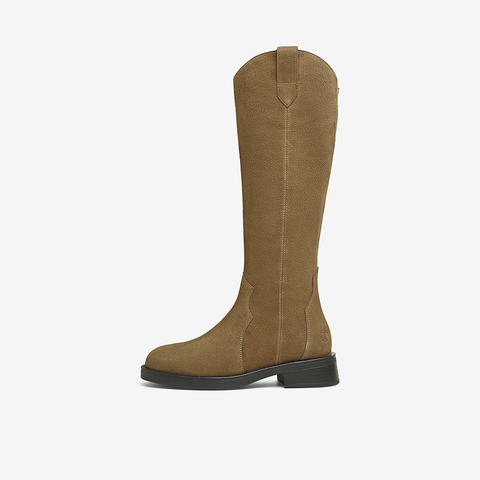 TATA/他她2024冬时尚休闲时装长靴女新款7TGA6DG4