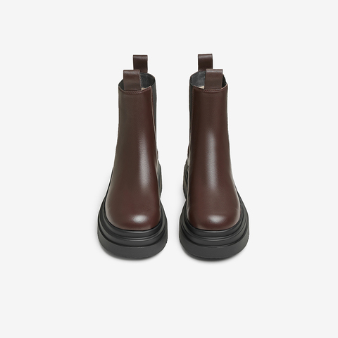 TATA/他她2024冬商场同款时尚休闲切尔西靴女新款7C960DZ4