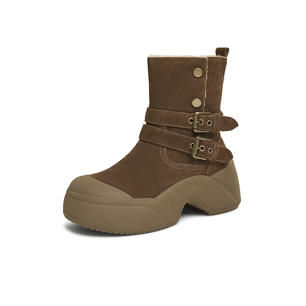 TATA/他她2024冬时尚休闲雪地靴女新款CX501DZ4