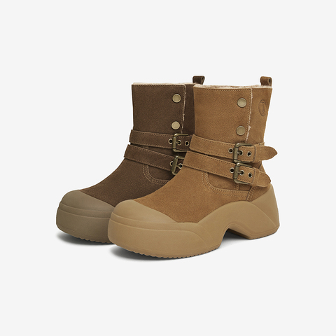 TATA/他她2024冬时尚休闲雪地靴女新款CX501DZ4