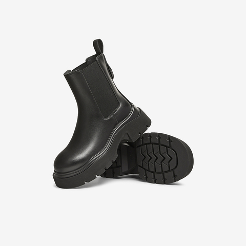 TATA/他她2024冬商场同款时尚休闲切尔西靴女新款WJZ03DD4