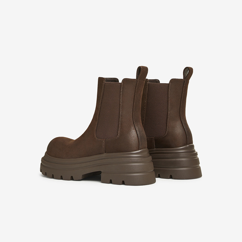 TATA/他她2024冬商场同款时尚休闲切尔西靴女新款CYS01DD4