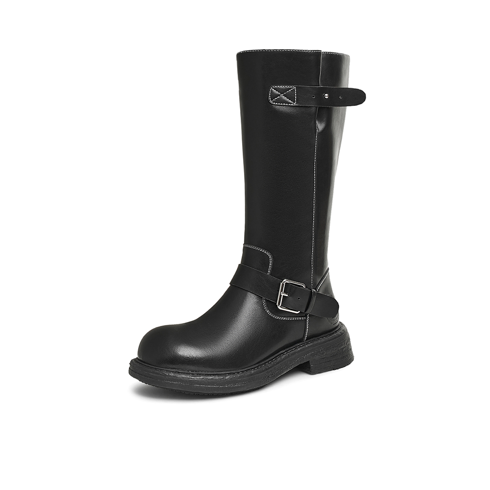 TATA/他她2024冬时尚休闲女时装长靴新款CX602DG4