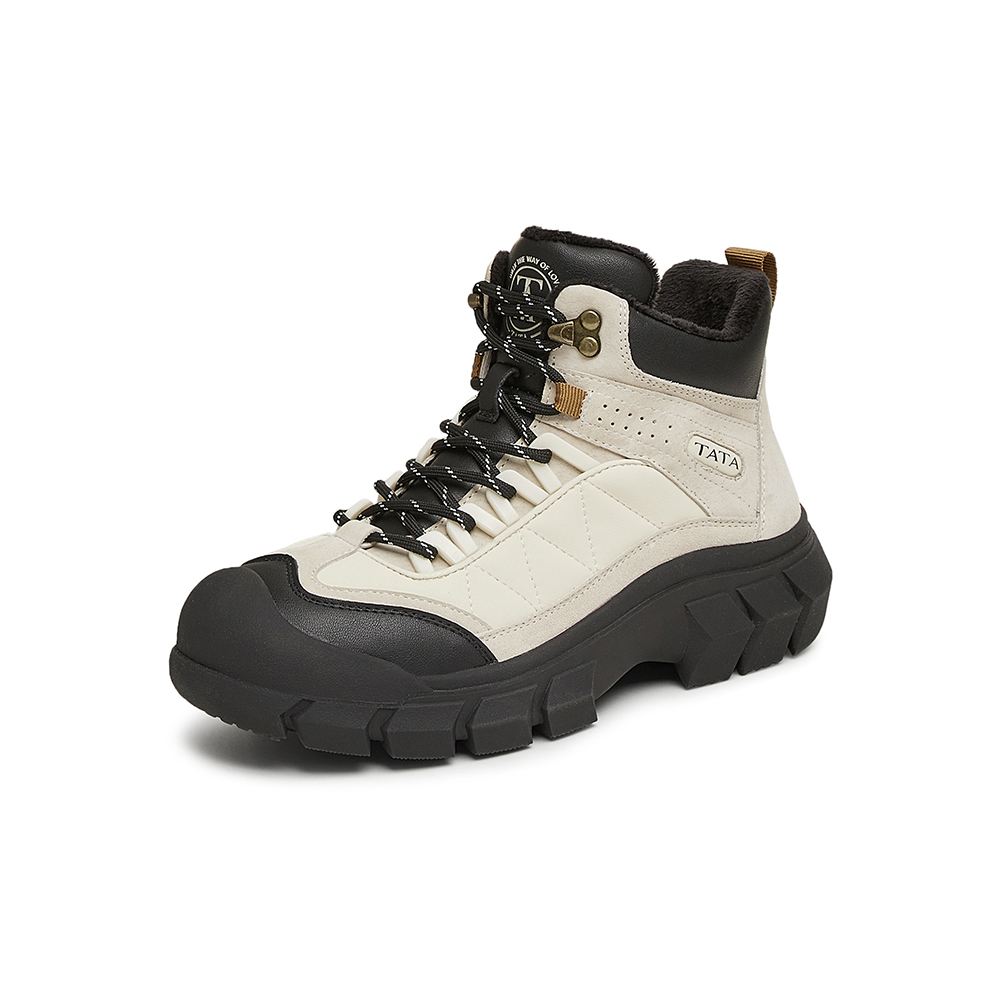 TATA/他她2024冬时尚休闲运动靴女新款HNX01DD4