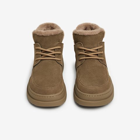 TATA/他她2024冬商场同款时尚休闲雪地靴男新款OEX01DD4