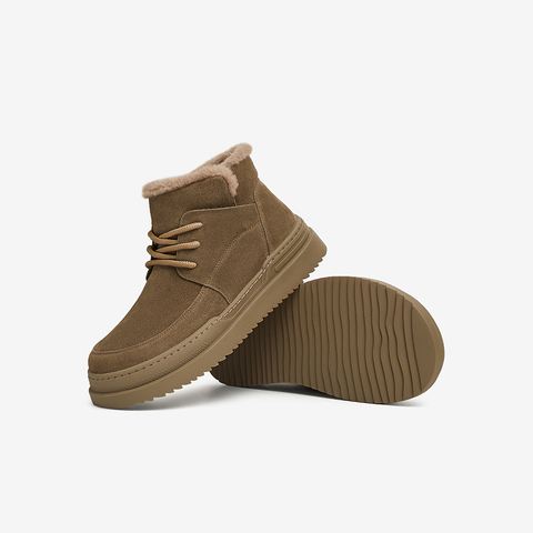 TATA/他她2024冬商场同款时尚休闲雪地靴男新款OEX01DD4