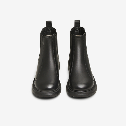 TATA/他她2024冬商场同款时尚休闲切尔西靴女新款WXB03DD4