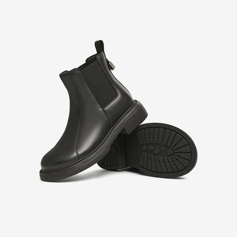 TATA/他她2024冬商场同款时尚休闲切尔西靴女新款WXB03DD4