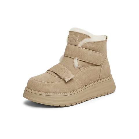TATA/他她2024冬商场同款时尚休闲雪地靴女新款CYY01DD4
