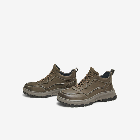 TATA/他她2024冬商场同款时尚休闲工装靴男新款PDR01DD4