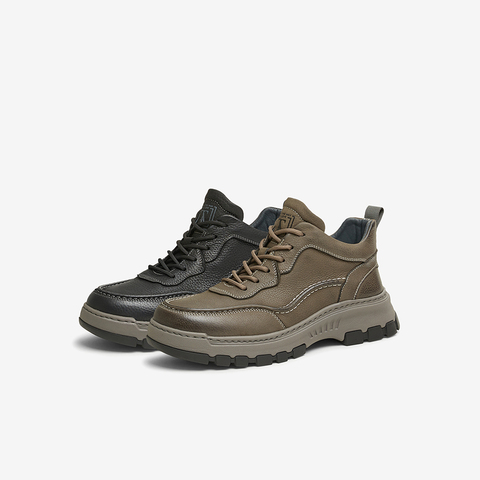 TATA/他她2024冬商场同款时尚休闲工装靴男新款PDR01DD4