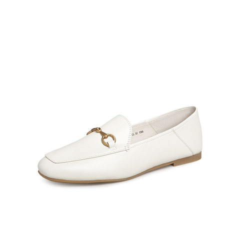 Tata/他她2024春专柜同款乐福鞋休闲女鞋FLC22AM4