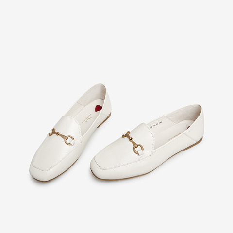 Tata/他她2024春专柜同款乐福鞋休闲女鞋FLC22AM4