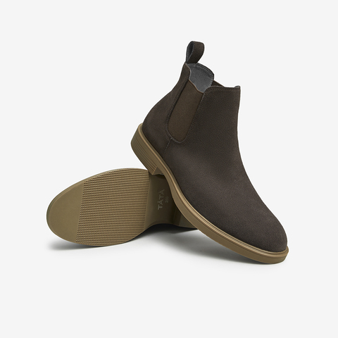 Tata/他她2024冬时尚休闲舒适百搭切尔西靴男新款VVX02DD4