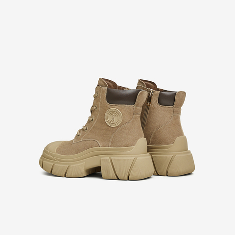 TATA/他她2024冬商场同款时尚休闲工装鞋女新款CCE01DD4