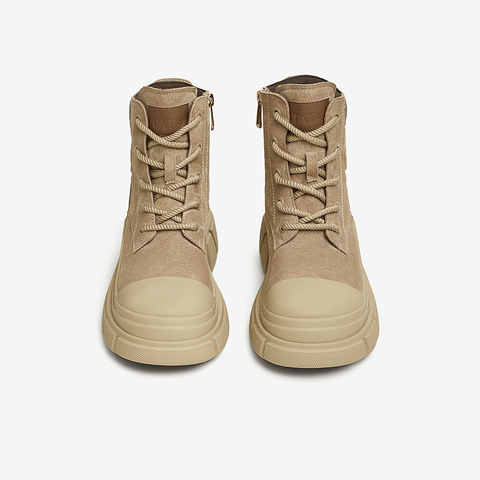 TATA/他她2024冬商场同款时尚休闲工装鞋女新款CCE01DD4